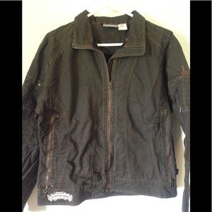 Kuhl Women's Brown Bomber Jacket Size LG